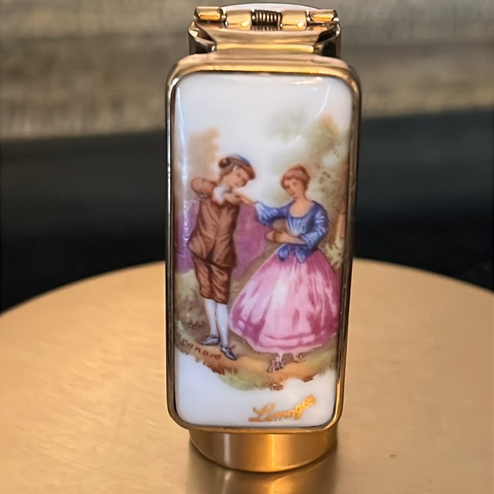 Limoges Gold and Pastel Porcelain